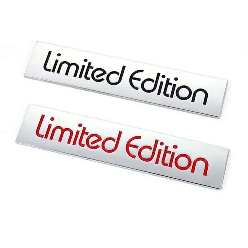 Limited Edition Logo with Metal 3D Letters, Car Rear Luggage Emblem, Stickers for Volkswagen VW Golf Touareg, Accessories