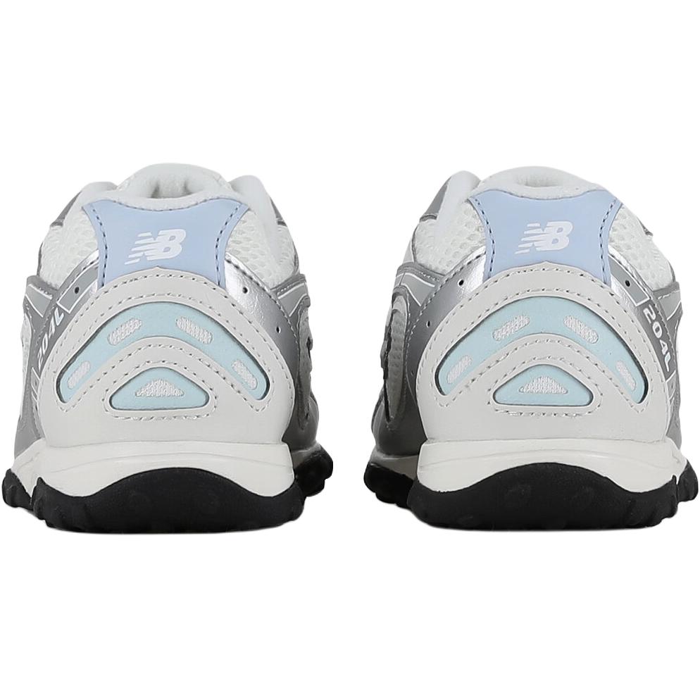 New Balance 204L Comfortable Versatile Non-Slip Durable Breathable Low-Top Casual Shoes Kids sneaker Silver P204L7AI
