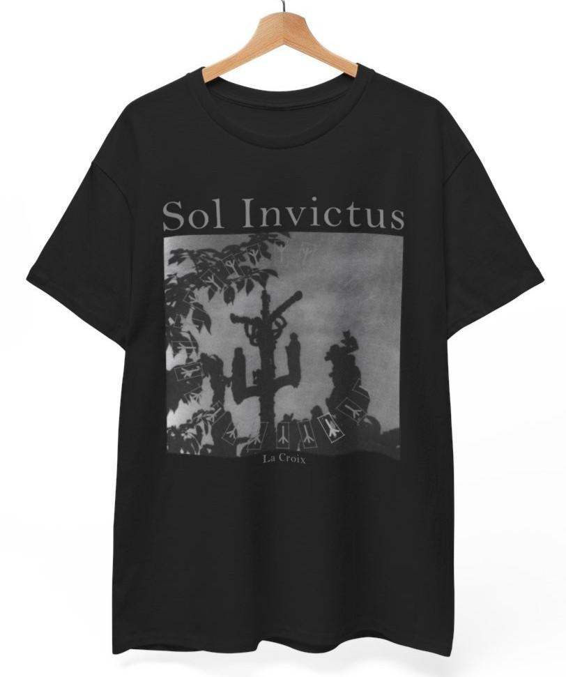 

Sol Invictus La Croix T-Shirt, Music Band Rock Punk Metal, Unisex tee 4XL