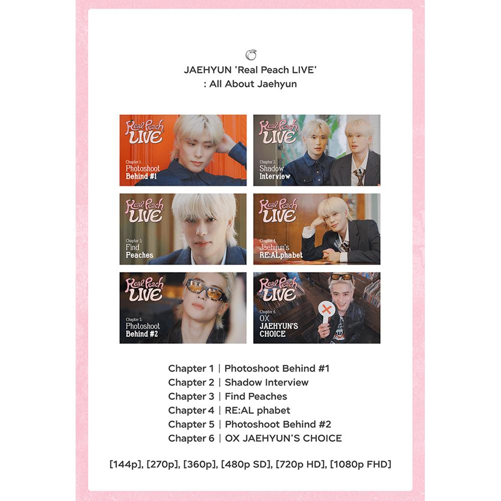 JAEHYUN - Real Peach LIVE [KOD CYFROWY+RÓŻOWA PŁYTA] + [FOTOBOOK]