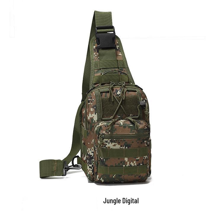 Tactical Camouflage Chest Rig Bag - Oxford Cloth Crossbody for Cycling & Sports