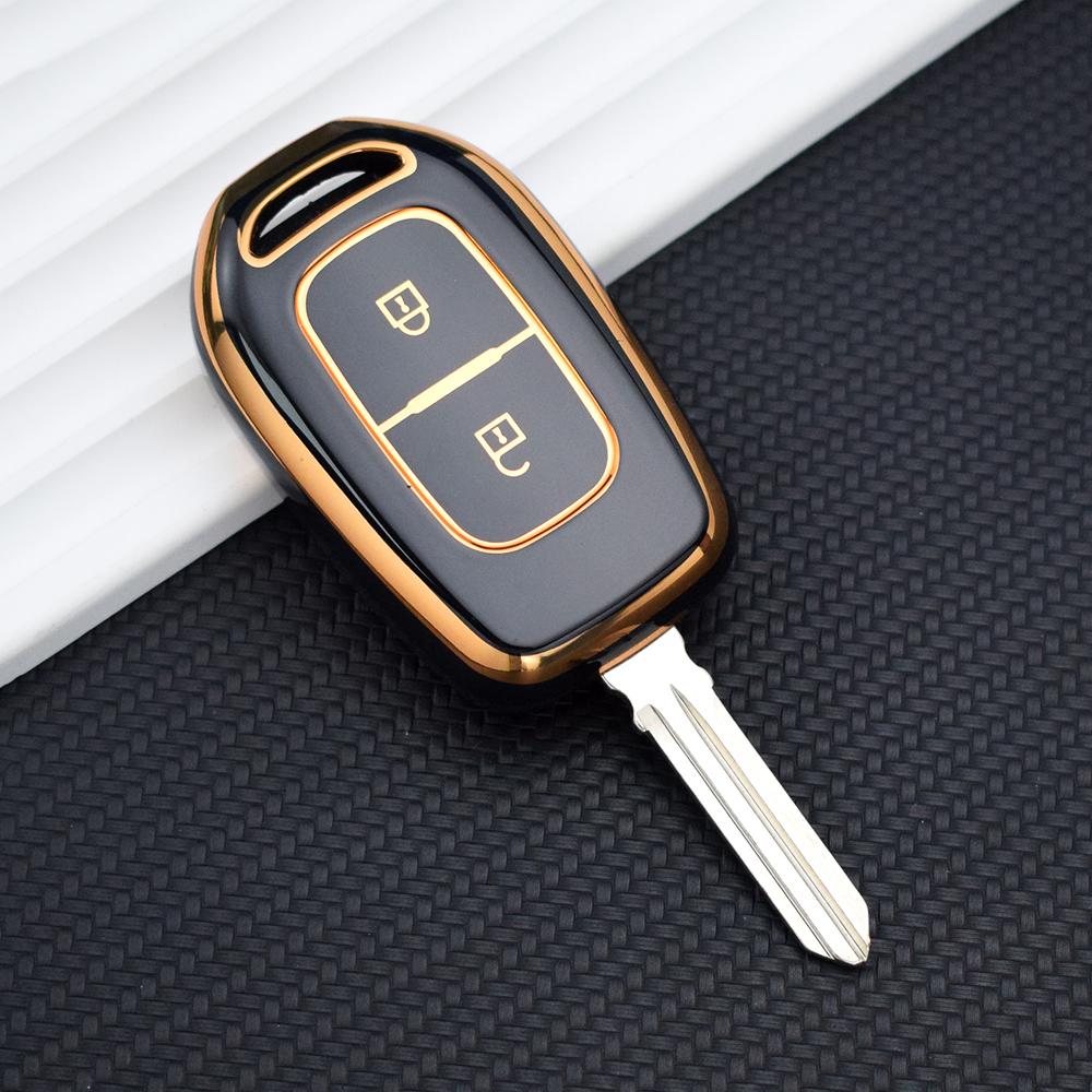 2 Button TPU Car Remote Key Fob Cover for Renault Kwid Traffic Symbol for Dacia Sandero Logan Duster 2016 2017 2018 Case Shell