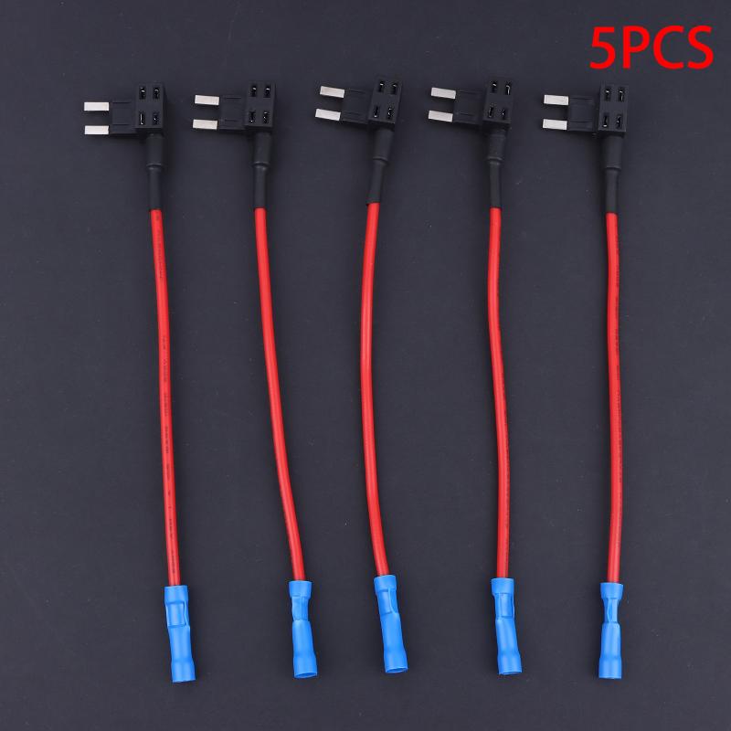 12V Fuse Holder Add-A-Circuit Tap Adapter Micro2 Mini Small Standard Atm Apm Blade Auto Fuse Car Fuse