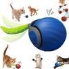 Katzen- und Hundespielzeug Automatischer Katzen-Reizball Interaktiv und Lustig Lindernd Intelligenter Elektrischer Hund-Reizball mit Schwanz