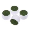 5Pcs Flower Pot Round Planters With Artificial Lawn Vase White Plastic Thick Plants Flower Pot Home Garden Decorations