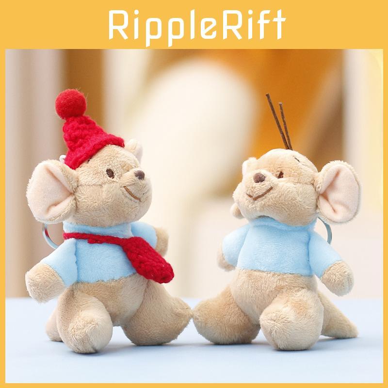 Adorable Kangaroo Plush Keychain With Soft Short Plush Fabric For Trendy Accessories
