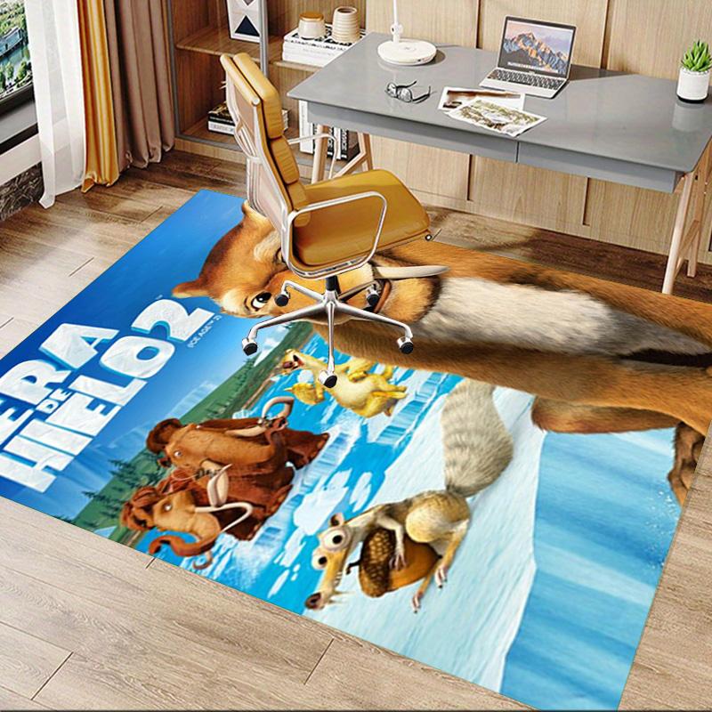 Ice Age Continental Drift Carpet For Playroom Bedroom Living Room Sofa Home Decorkids Game Area Rug Nonslip Floor Mat
