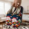 Unisex Christmas Print Cotton Slippers - Warm for Autumn/Winter Home Use