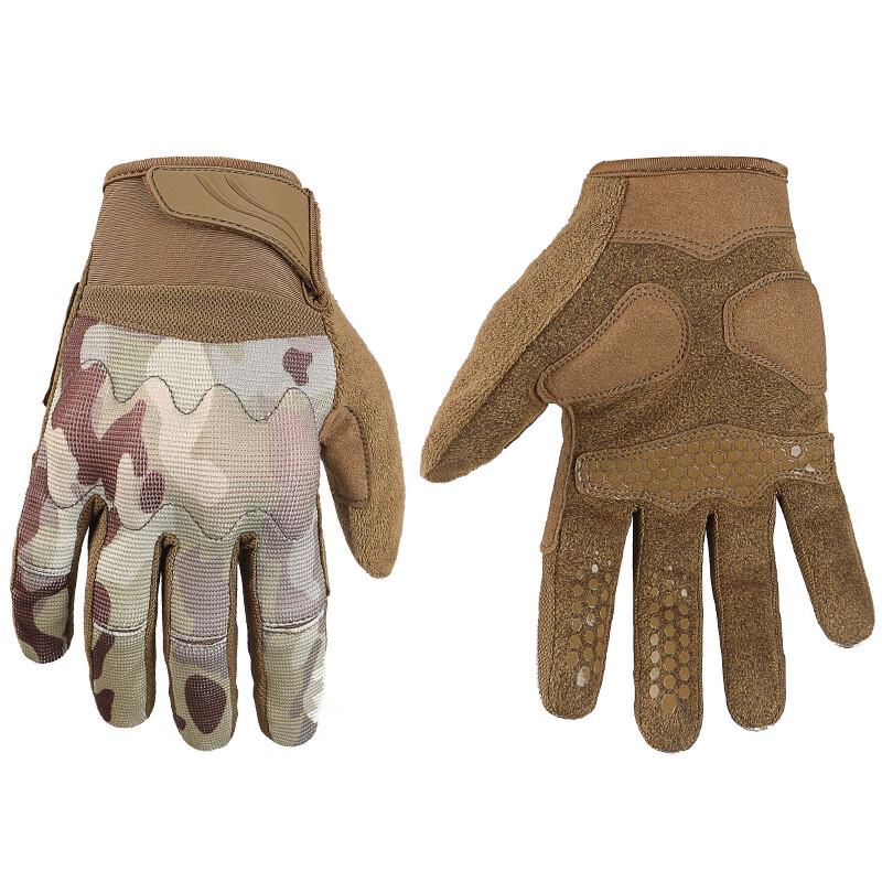 LONGQI Tactical Protective Softshell Outdoor Gloves M-XL