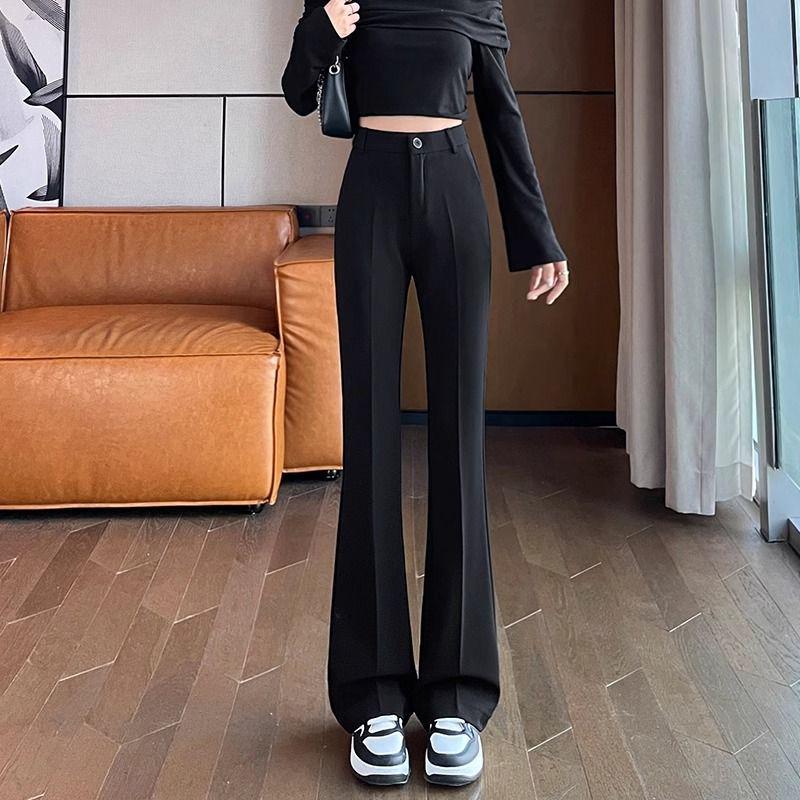 

Women s High Waist Micro-Flared Suit Pants - Spring/Summer 2026 Fashionable Bell Bottoms, Versatile and Slimming. 2XL (135-150 lbs)