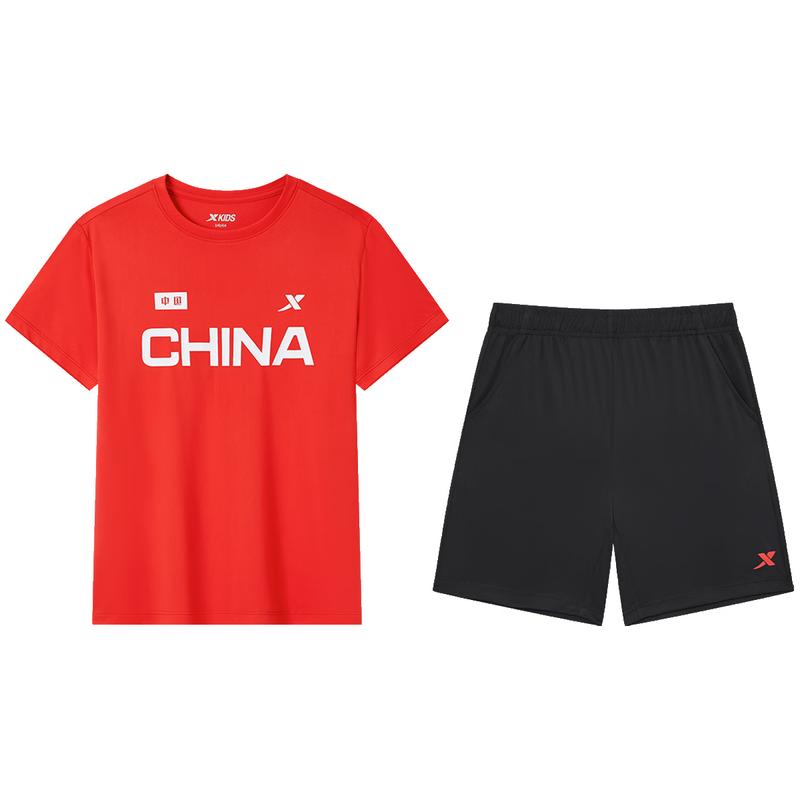 XTEP Kids  Star of Tomorrow Quick-Dry Short Sleeve Set 130