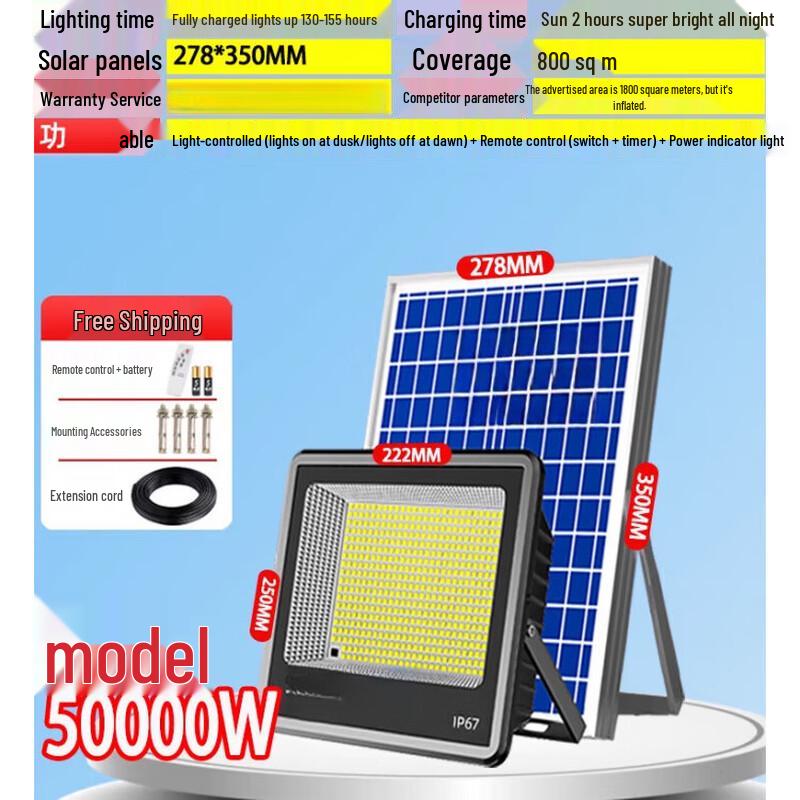 Jun Ding Ying Solar Ultra-Bright Outdoor Light