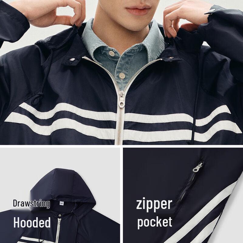 Semir Men's Loose Fit Hooded Nautical Style Jacket