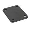 Electric Guitar Neck Plate Square Metal Back Mounting 4 Holes with Screws Bass Parts