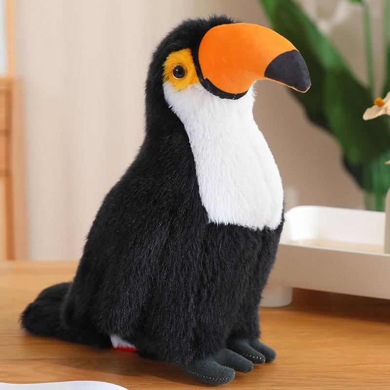 Beak Giant Colorful Plush Bird Toy Parrot Stuffed Animal Kids Decoration Home