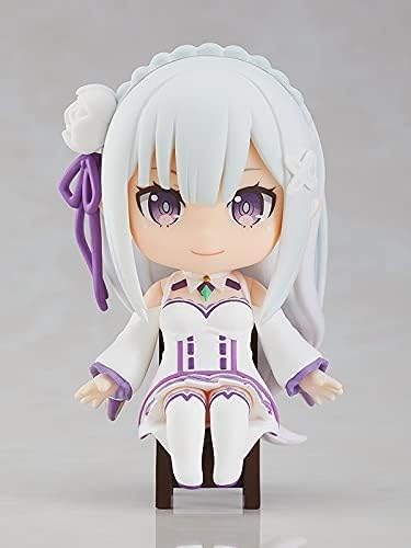Nendoroid Swacchao! Re:ZERO -Starting Life In Another World- Emilia Non-Scale Plastic Painted Movable Figure Purple G12664