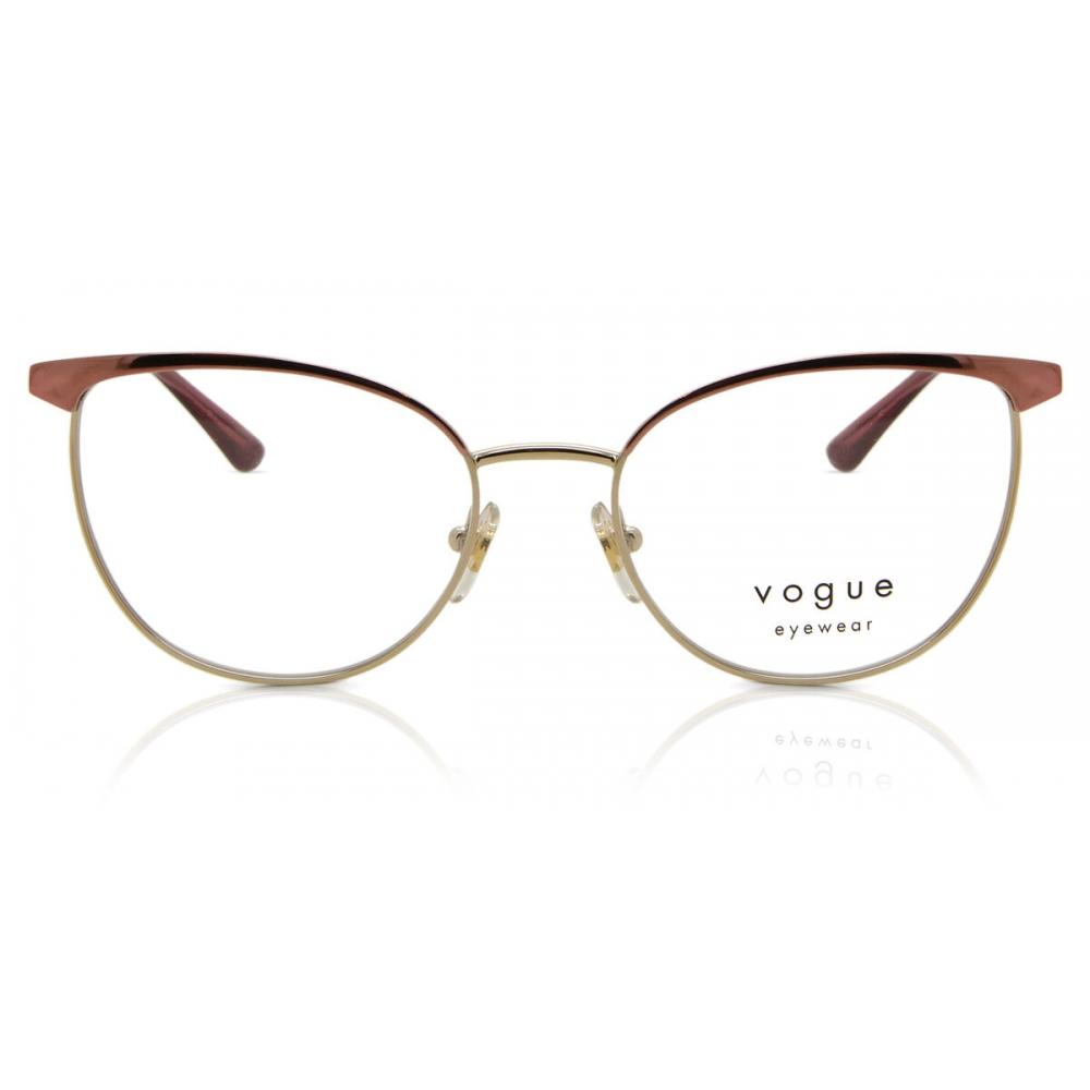 

Vogue Eyewear Vo4208 5141 Women Eyeglasses Pink Pale Gold/52-18-140