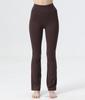 Uarun Women's Super High Waist Flare Yoga Pants - High Elastic, Nude Feel Running Tights