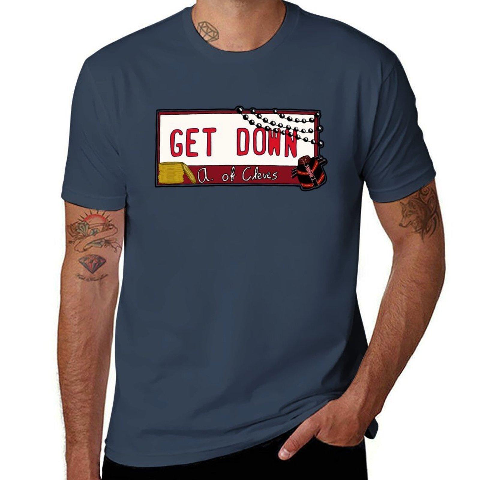 Anna of Cleves License Plate Down Get TShirt Minimalist Graphic Tee Shirt S