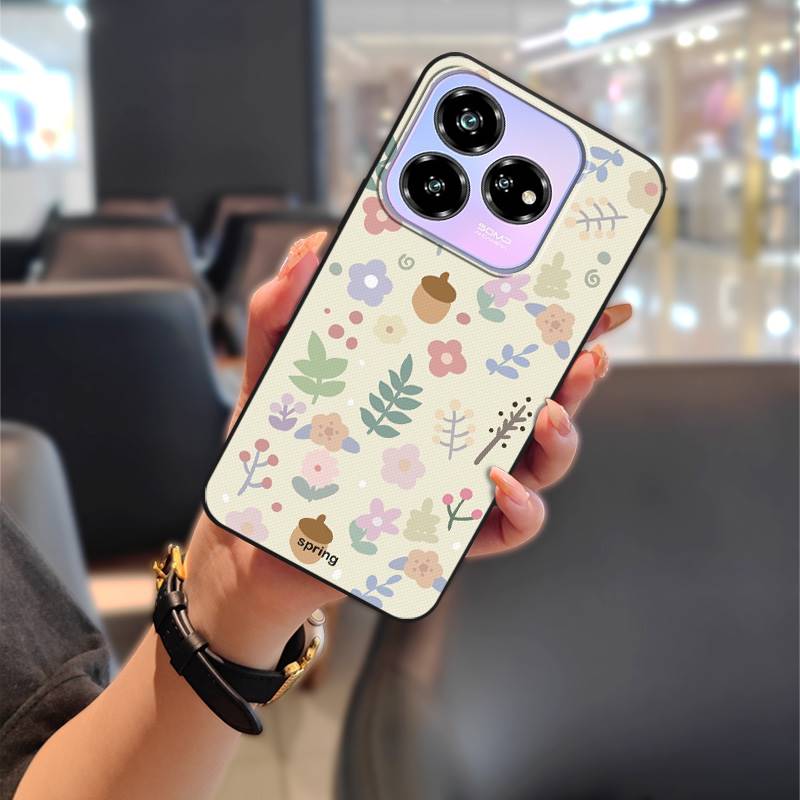 Silicone Back Cover Phone Case For ZTE Blade V60 Design/Axon 60 Lite Anti-knock Cartoon Anti-dust Animals Phone Pouch