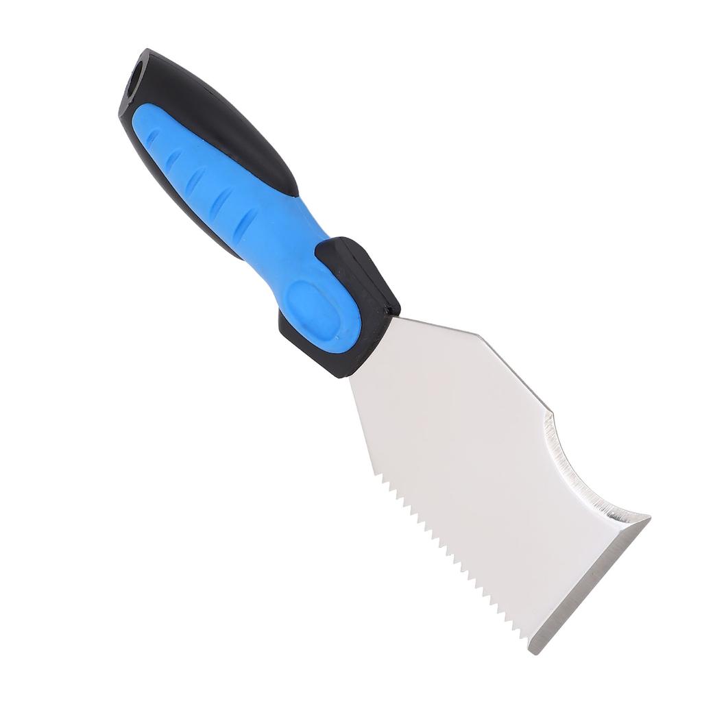 Multi Function Putty Cutter Stainless Steel Blade Rubber Handle Portable Paint Scraper Metal