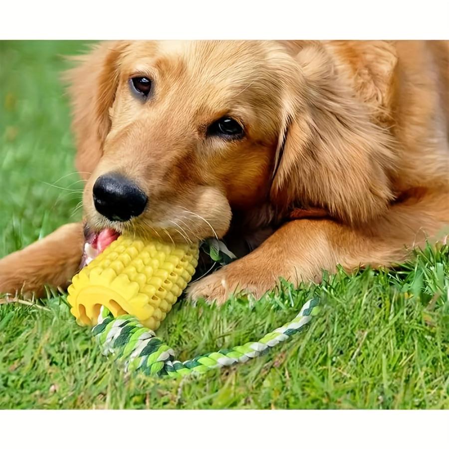 Pet Corn Cob Chew Toy Sturdy and Durable Interactive Dog Toy Sound Suitable for Various Dog Breeds Teeth Cleaning Pet Supplies