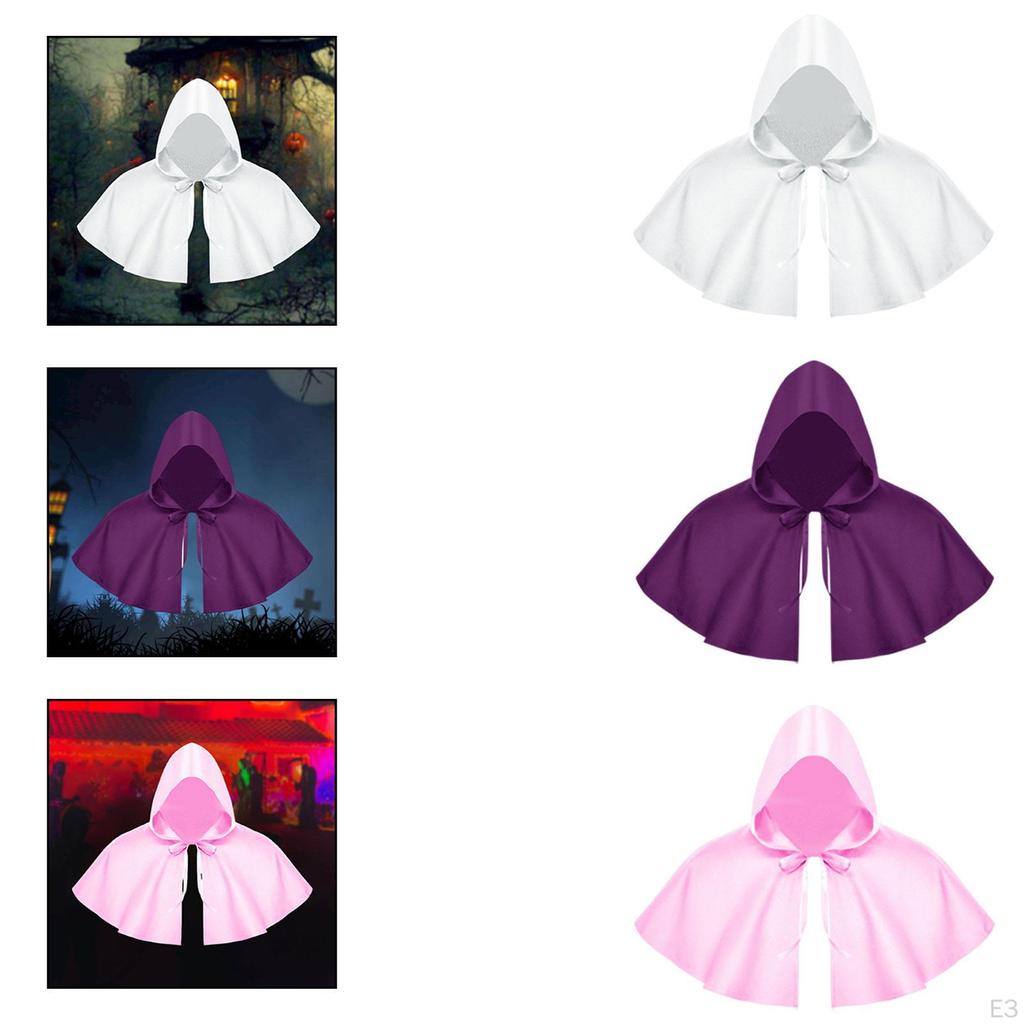 Death Cowl Cloak for Cosplay, Hooded Garment Accessory