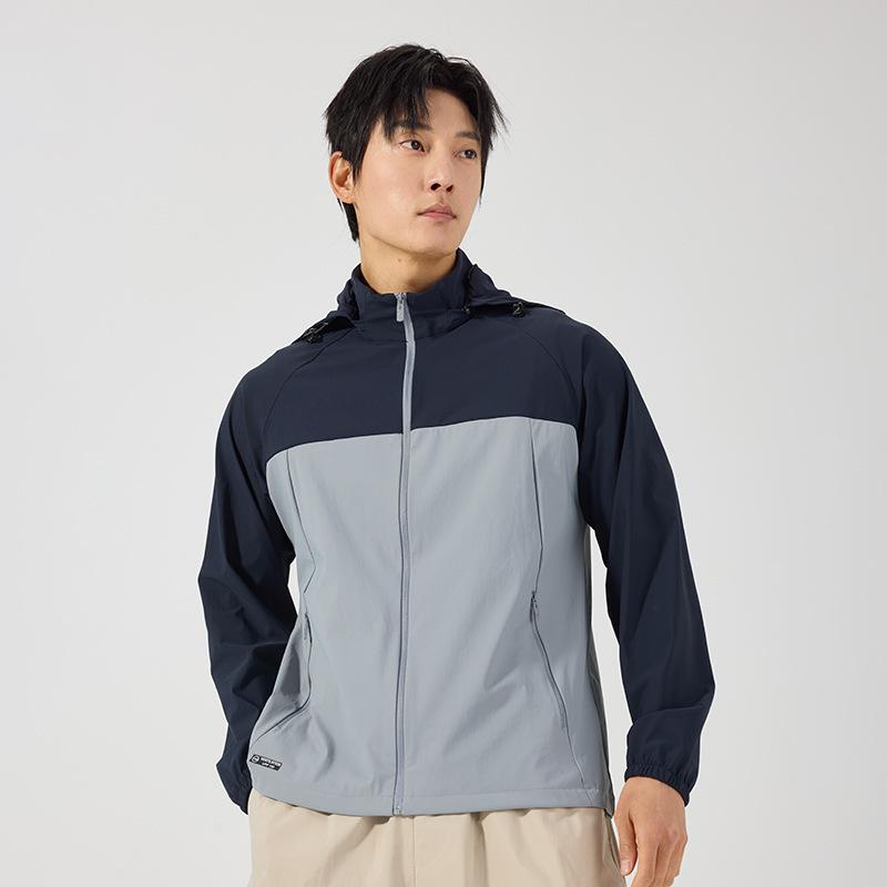 1011 Summer New UPF10 + UV Protection Jacket Female Couple Ice Silk Quick-drying Breathable Sunscreen Clothing