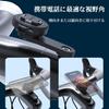 Sincetop Q Series Bicycle Phone Holder CNC Rotation Compatible with Stem Mount Aluminum, 1-Second Attach/Detach, 360° Road/MTB/E-Bikes,