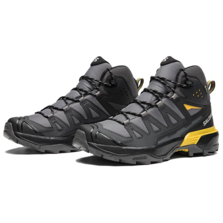 SALOMON X Ultra 360 Mid Gtx Fashion Comfortable Versatile Slip-Resistant Durable Mid-Top Hiking Shoes Unisex Hiking Shoes Black 477426