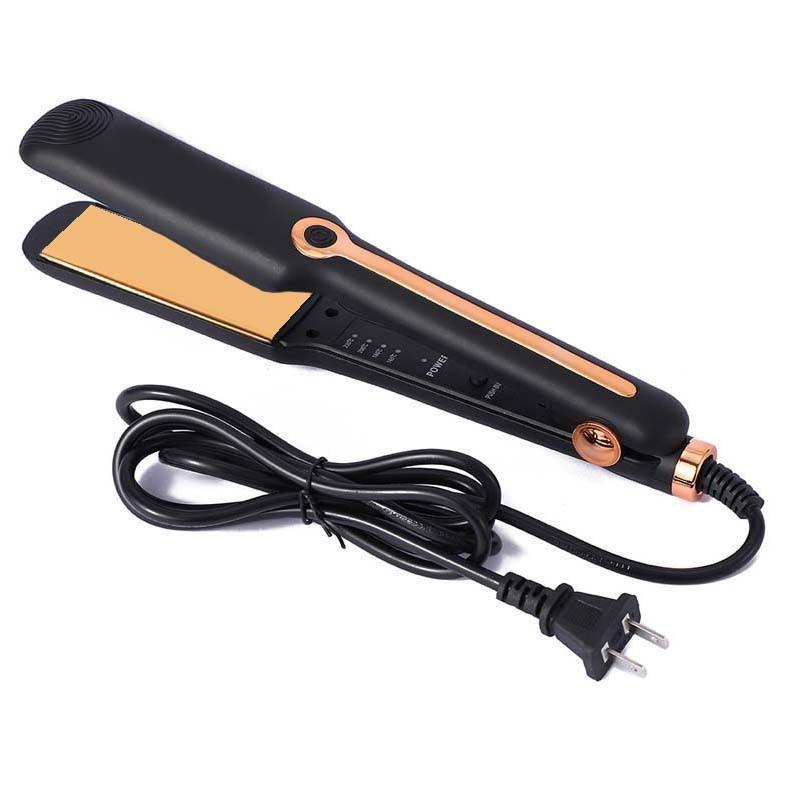 Ceramic Heating Element For Hair Straighteners Oxidized Plate Wide Plate Curler And Hair Straightener Flat Iron EU чёрный