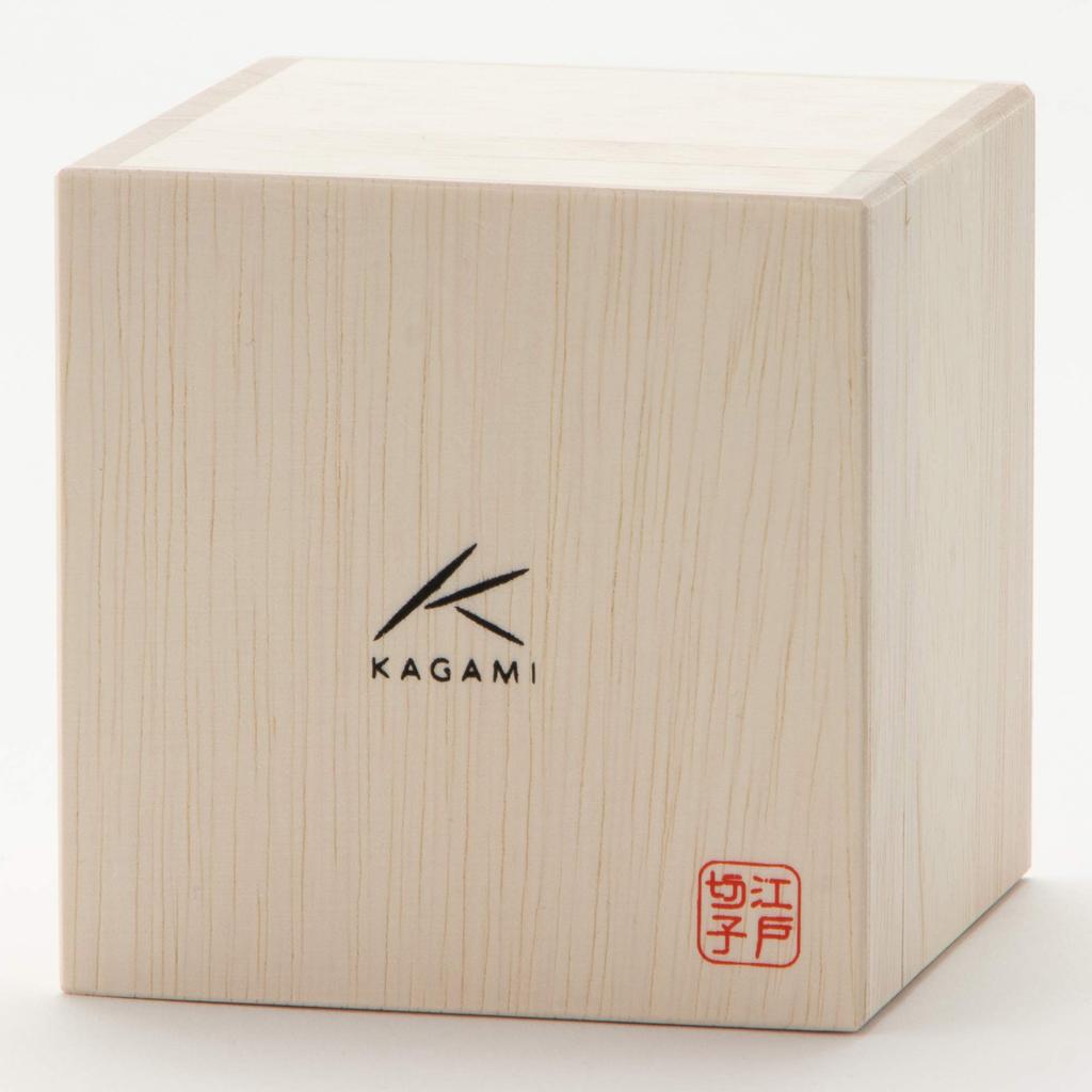 kagami crystal Cold Sake Cup Cherry Blossom Red 80cc Edo Kiriko Traditional Craftsman Satoshi Nabetani T535-2683CAU