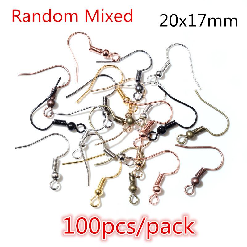 50-200pcs DIY Jewelry Making Accessories Findings Earring Hooks/Jump Rings/Lobster Clasps Craft Jewelry Findings