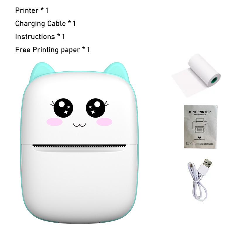 Portable Mini Thermal Label & Photo Printer