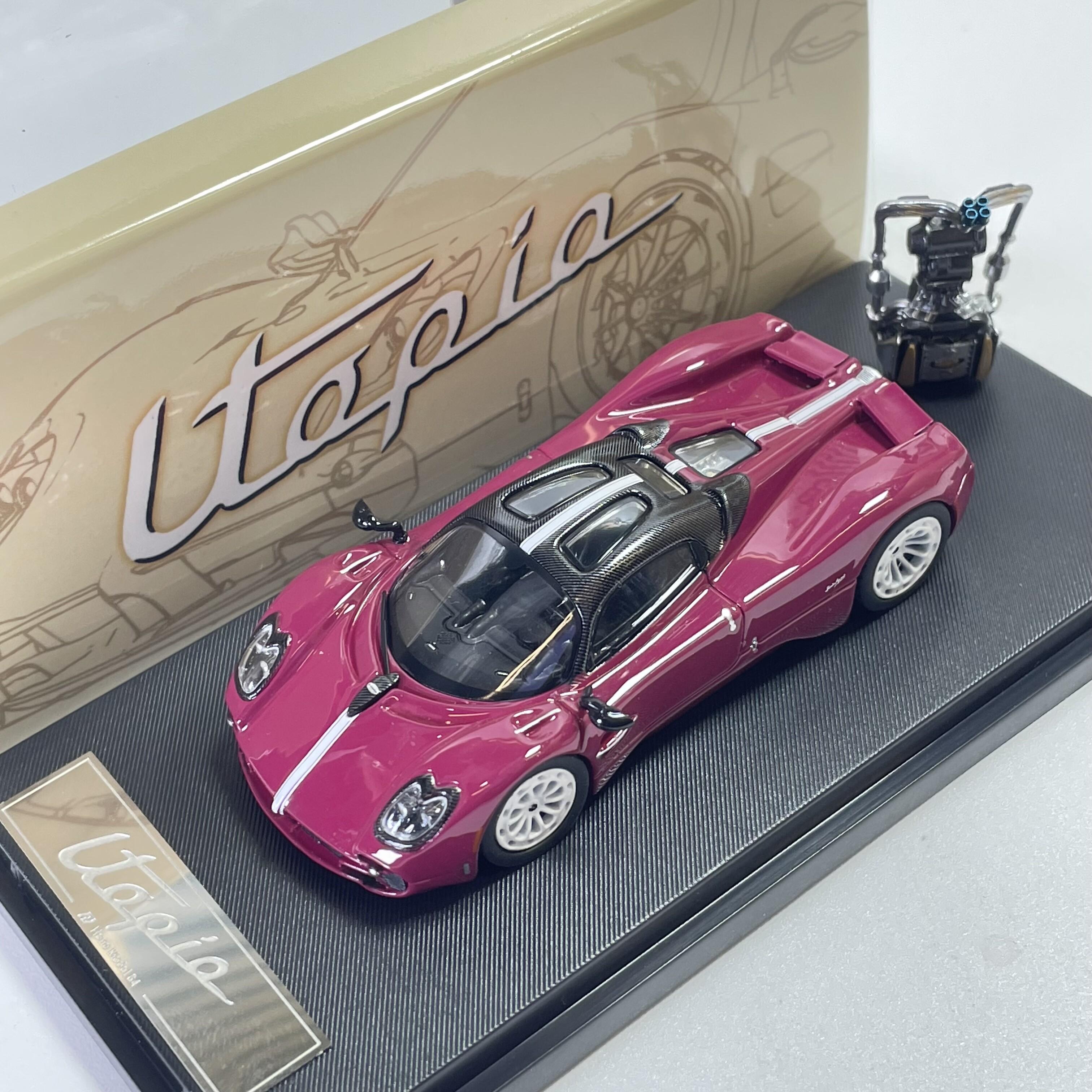 

Hone Model 1/64 Pagani Utopia in Stock with An Engine Alloy Motor Vehicle Toy Die-casting Metal Model Collection Boy Gifts