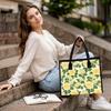 Floral Tote Bag for Women Casual Daily Use Stylish Reusable Shopping Handbag
