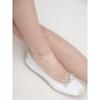 [Rosemont] Silver Ribbon Double-Line Anklet Ra24C51E