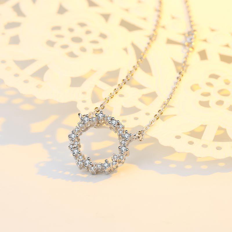 

Синее море ожерелье легкие роскошные женские аксессуары модная подвеска корейская версия ключичная цепочка