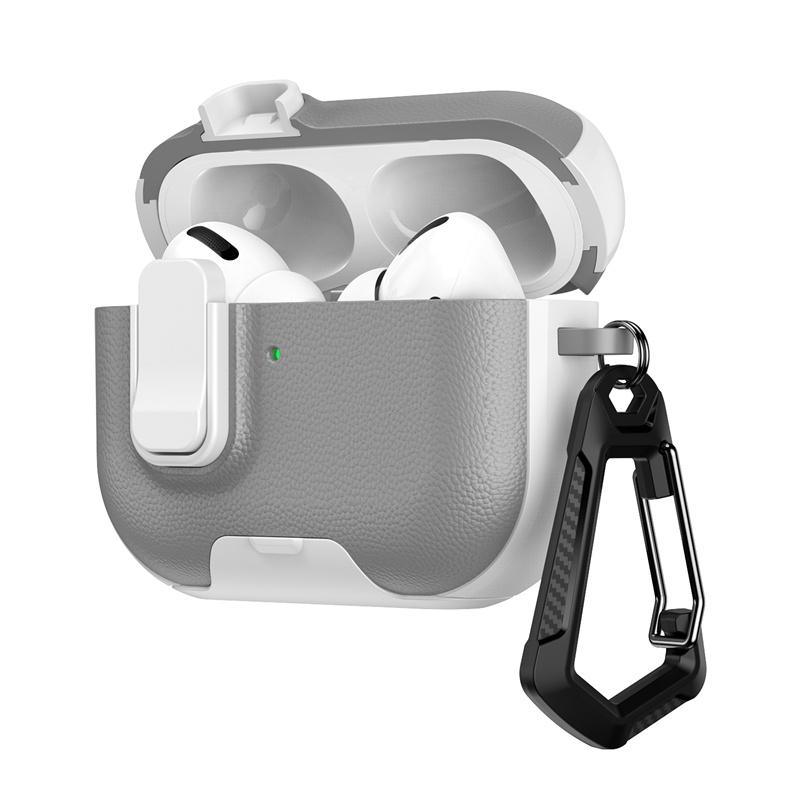 Support de téléphone avec verrouillage de sécurité Étui en cortex Pour AirPods Pro 3 Housse pour casque Bluetooth Pour AirPods Pro 2 AirPods 4 Étui avec crochet AirPods 4