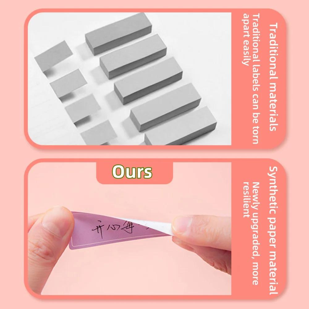 Colored Labels Stickers 500PCS Moving Box Labels Removable Rectangle Moving Labels Stickers Adhesive Solid Colors Tags