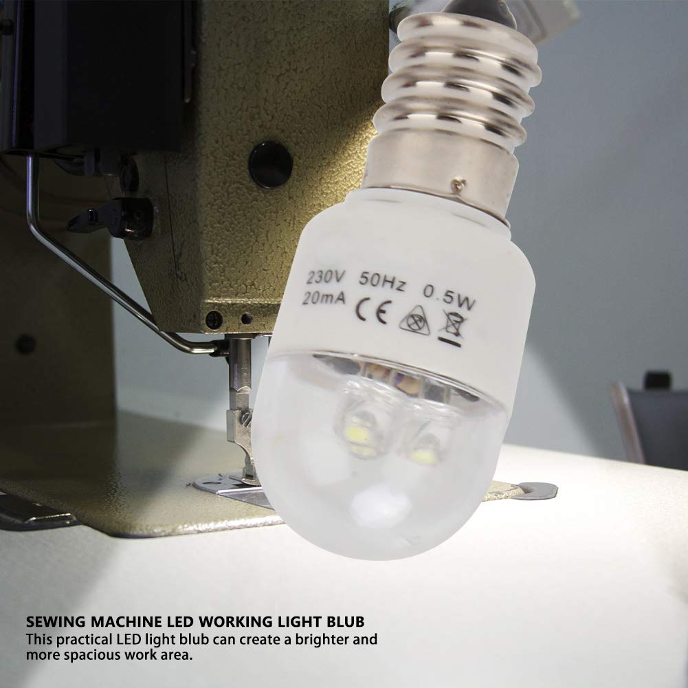 Nähmaschinen-LED-Birne, Multifunktionale Haushalts-Nähmaschine LED-Arbeitslicht-Birne 0,5W Energiesparlampe LED-Birne