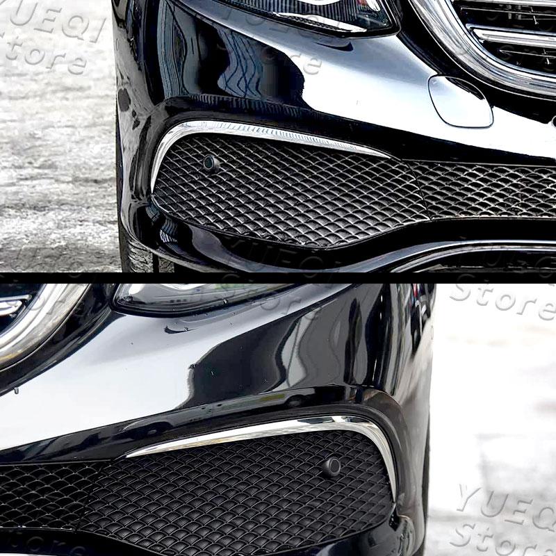 Car Front Bumper Grille Chrome Trim Strip Left Right For Mercedes Benz E Class Klass W213 2016-2020 OE 2138850174 2138850274