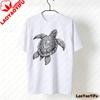 Turtle Tribal Drawing Tshirt Tribal Tattoo Graphic Printed TShirt Ocean Culture Clothing Retro Style Unisex Unisex Daily Life Tops