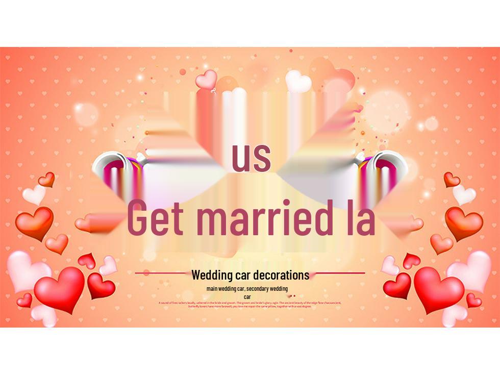 Wedding Car Decoration Set: Artificial Floral Arrangements & Main Car Flowers