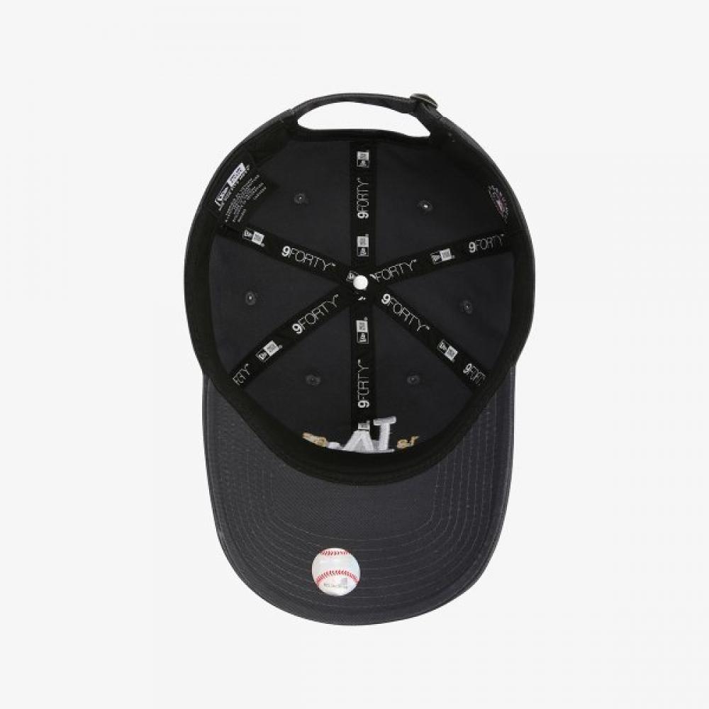 New Era La Dodgers Ear Number Unstructured Ballcap Dark Graphite 15206354