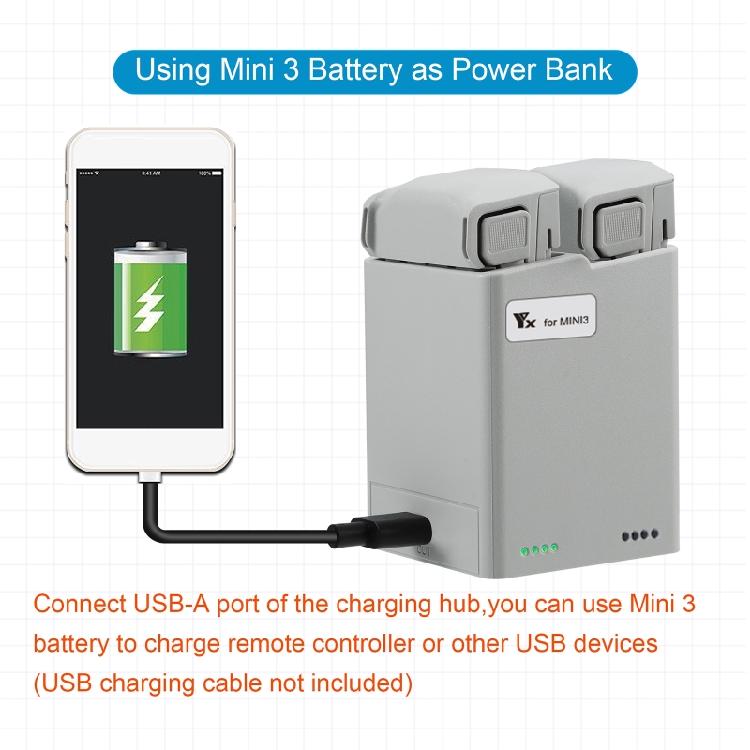 3 Pro Drone Accessories Intelligent Flight Battery Two-Way Charging Hub