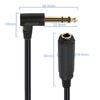 6.5mm to 6.3SP Stereo Extension Cord 2 Channel  Extender For Electric Guitars Amplifiers, Speakers
