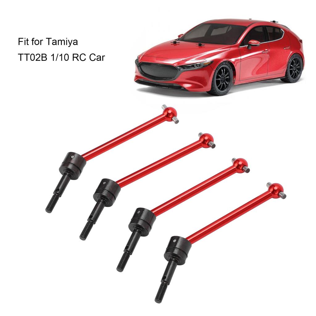 4pcs RC Metal   CVD Drive Shaft Set for    02B 1Celsius10 RC Car Upgrade Parts