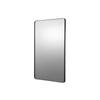 Wall Mounted Makeup Mirror, 0.15" Thick, 30" x 40" Mirror with Aluminium Alloy Frame & Explosion-Proof Film, Scratch-Resistant Mirror with Z-Shaped