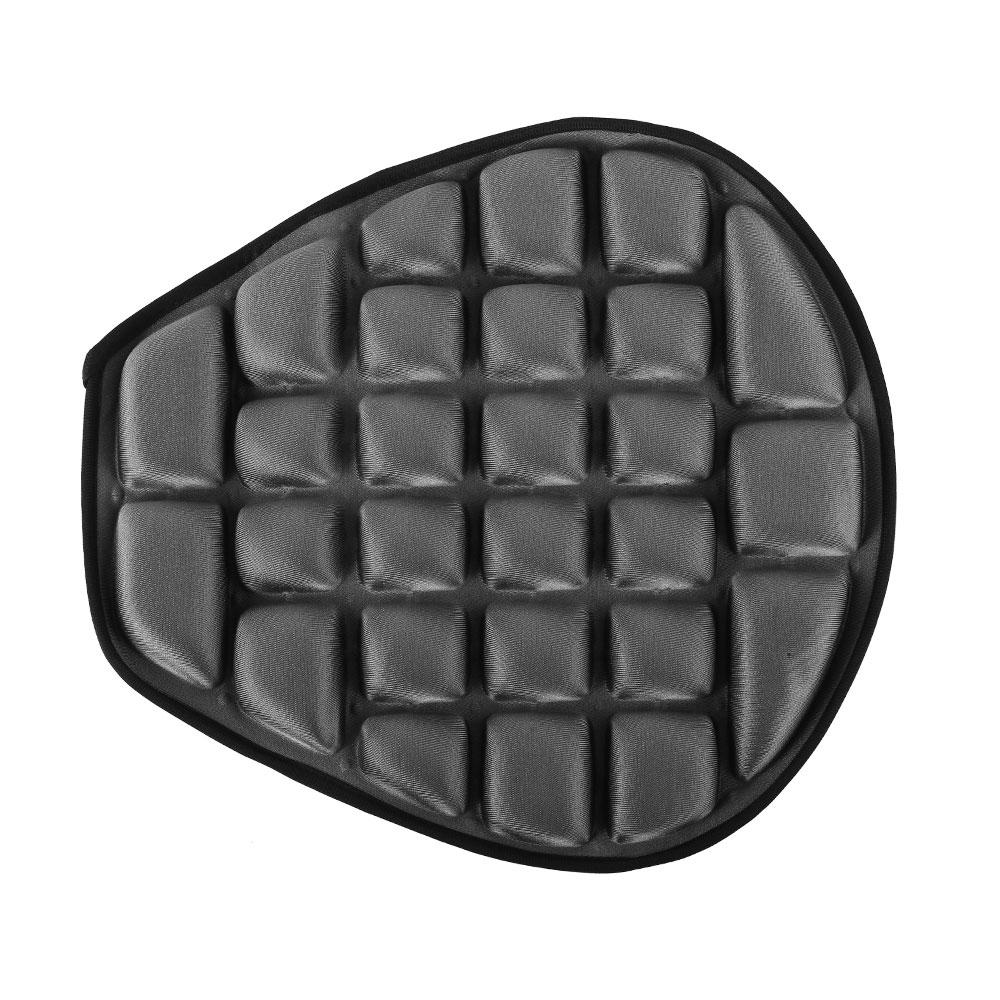 Motorcycle 3D Cushion Pad Motorcycle Cushion Pad with Non-Slip Bandages Fixed Pillow Durable Sunscreen Comfort Gel Seat
